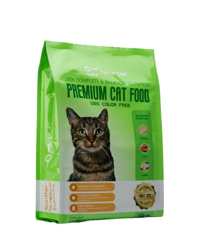 Haisenpet Premium Cat Food Chicken, Tuna & Turkey 450G