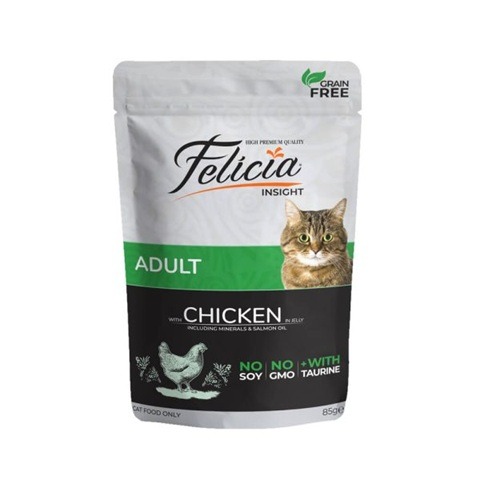 Felicia Cat Pouch Chicken in Jelly 85g