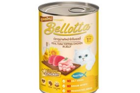 Bellotta Premium Can Real Tuna Topping Chicken in Jelly 400gm