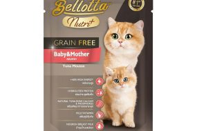 Bellotta Nutri Plus Grain Free Kitten & Mother Super Premium Pouch with Tuna Mousse 70gm