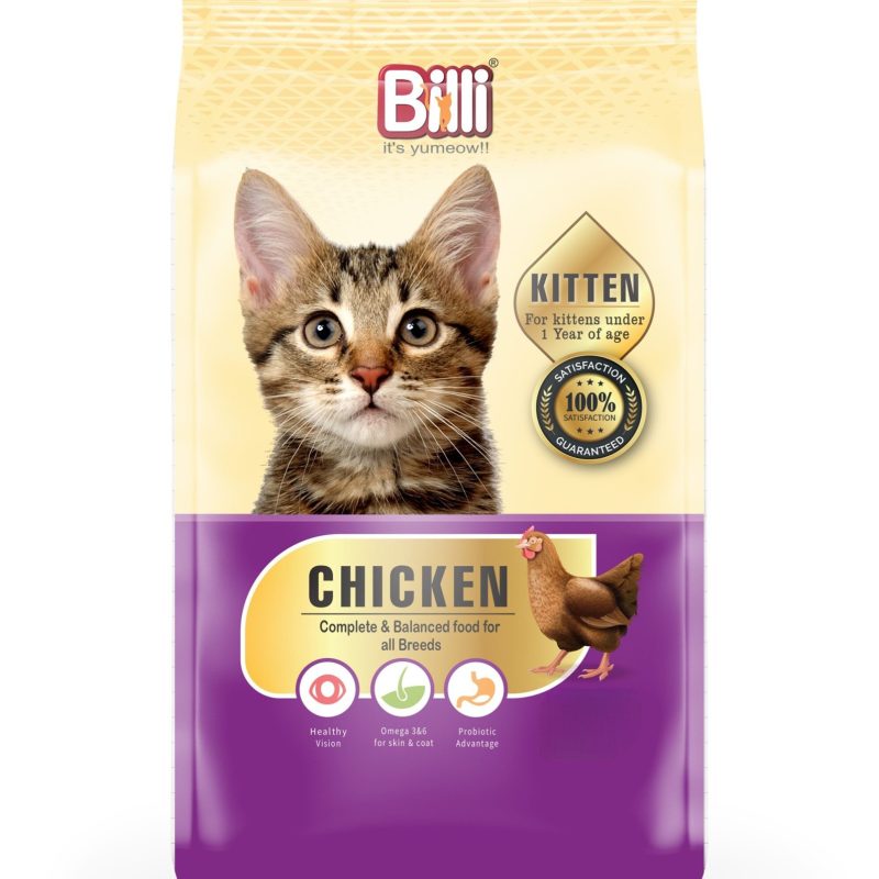 Billi Kitten Cat Food Real Chicken 3KG